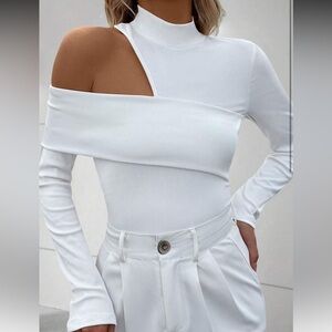 White Off-Shoulder Top